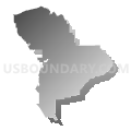 State Senate District 16, Utah (Gray Gradient Fill with Shadow)