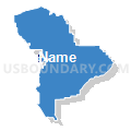 State Senate District 16, Utah (Solid Fill with Shadow)