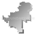 State Senate District 3, Wisconsin (Gray Gradient Fill with Shadow)
