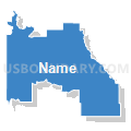 State Senate District 16, Wyoming (Solid Fill with Shadow)