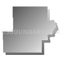 State Senate District 11, Wyoming (Gray Gradient Fill with Shadow)