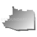 State Senate District 20, Wyoming (Gray Gradient Fill with Shadow)
