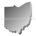 Ohio (Gray Gradient Fill with Shadow)