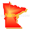 Minnesota (Bright Blending Fill with Shadow)