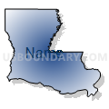 Louisiana (Radial Fill with Shadow)