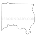 Census Tract 51.07, Morgan County, Alabama (Light Gray Border)