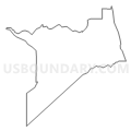 Census Tract 311, Marshall County, Alabama (Light Gray Border)