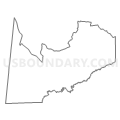 Census Tract 504, Pickens County, Alabama (Light Gray Border)