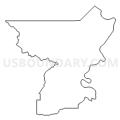 Census Tract 58, Mobile County, Alabama (Light Gray Border)