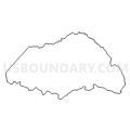 Census Tract 9605, DeKalb County, Alabama (Light Gray Border)