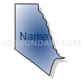 Census Tract 40.62, Pima County, Arizona (Radial Fill with Shadow)