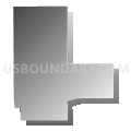 Census Tract 16, Pima County, Arizona (Gray Gradient Fill with Shadow)
