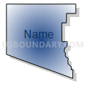 Census Tract 4704, Pima County, Arizona (Radial Fill with Shadow)