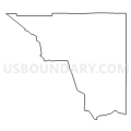 Census Tract 9653, Navajo County, Arizona (Light Gray Border)