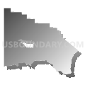 Census Tract 9642.02, Navajo County, Arizona (Gray Gradient Fill with Shadow)