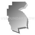 Census Tract 9407, Pima County, Arizona (Gray Gradient Fill with Shadow)