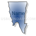 Census Tract 46.43, Pima County, Arizona (Radial Fill with Shadow)