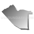 Census Tract 20.01, Yavapai County, Arizona (Gray Gradient Fill with Shadow)