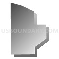 Census Tract 111.07, Yuma County, Arizona (Gray Gradient Fill with Shadow)