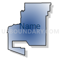 Census Tract 118, Yuma County, Arizona (Radial Fill with Shadow)