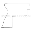 Census Tract 10.04, Yuma County, Arizona (Light Gray Border)