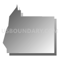 Census Tract 6, Yuma County, Arizona (Gray Gradient Fill with Shadow)
