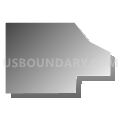 Census Tract 7, Yuma County, Arizona (Gray Gradient Fill with Shadow)