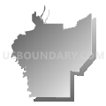 Census Tract 9449, Coconino County, Arizona (Gray Gradient Fill with Shadow)