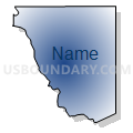 Census Tract 9422.02, Coconino County, Arizona (Radial Fill with Shadow)