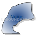 Census Tract 9664.01, Santa Cruz County, Arizona (Radial Fill with Shadow)