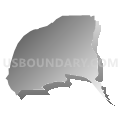 Census Tract 9, Coconino County, Arizona (Gray Gradient Fill with Shadow)