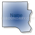 Census Tract 1112.04, Maricopa County, Arizona (Radial Fill with Shadow)