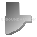 Census Tract 1166.13, Maricopa County, Arizona (Gray Gradient Fill with Shadow)