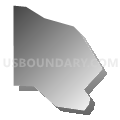 Census Tract 2168.34, Maricopa County, Arizona (Gray Gradient Fill with Shadow)