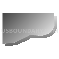 Census Tract 2168.32, Maricopa County, Arizona (Gray Gradient Fill with Shadow)