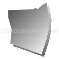Census Tract 715.03, Maricopa County, Arizona (Gray Gradient Fill with Shadow)