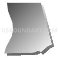 Census Tract 715.04, Maricopa County, Arizona (Gray Gradient Fill with Shadow)