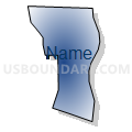 Census Tract 715.05, Maricopa County, Arizona (Radial Fill with Shadow)