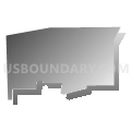 Census Tract 6161, Maricopa County, Arizona (Gray Gradient Fill with Shadow)