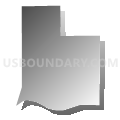 Census Tract 822.07, Maricopa County, Arizona (Gray Gradient Fill with Shadow)