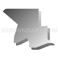 Census Tract 610.20, Maricopa County, Arizona (Gray Gradient Fill with Shadow)