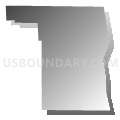 Census Tract 610.11, Maricopa County, Arizona (Gray Gradient Fill with Shadow)
