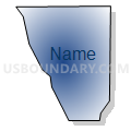 Census Tract 4226.39, Maricopa County, Arizona (Radial Fill with Shadow)