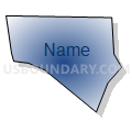 Census Tract 405.13, Maricopa County, Arizona (Radial Fill with Shadow)