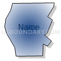 Census Tract 4222.21, Maricopa County, Arizona (Radial Fill with Shadow)