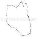 Census Tract 9442.01, Apache County, Arizona (Light Gray Border)