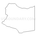 Census Tract 9703, Apache County, Arizona (Light Gray Border)