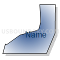 Census Tract 4222.05, Maricopa County, Arizona (Radial Fill with Shadow)