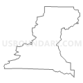 Census Tract 9528, Perry County, Arkansas (Light Gray Border)