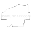 Census Tract 9505, Clay County, Arkansas (Light Gray Border)